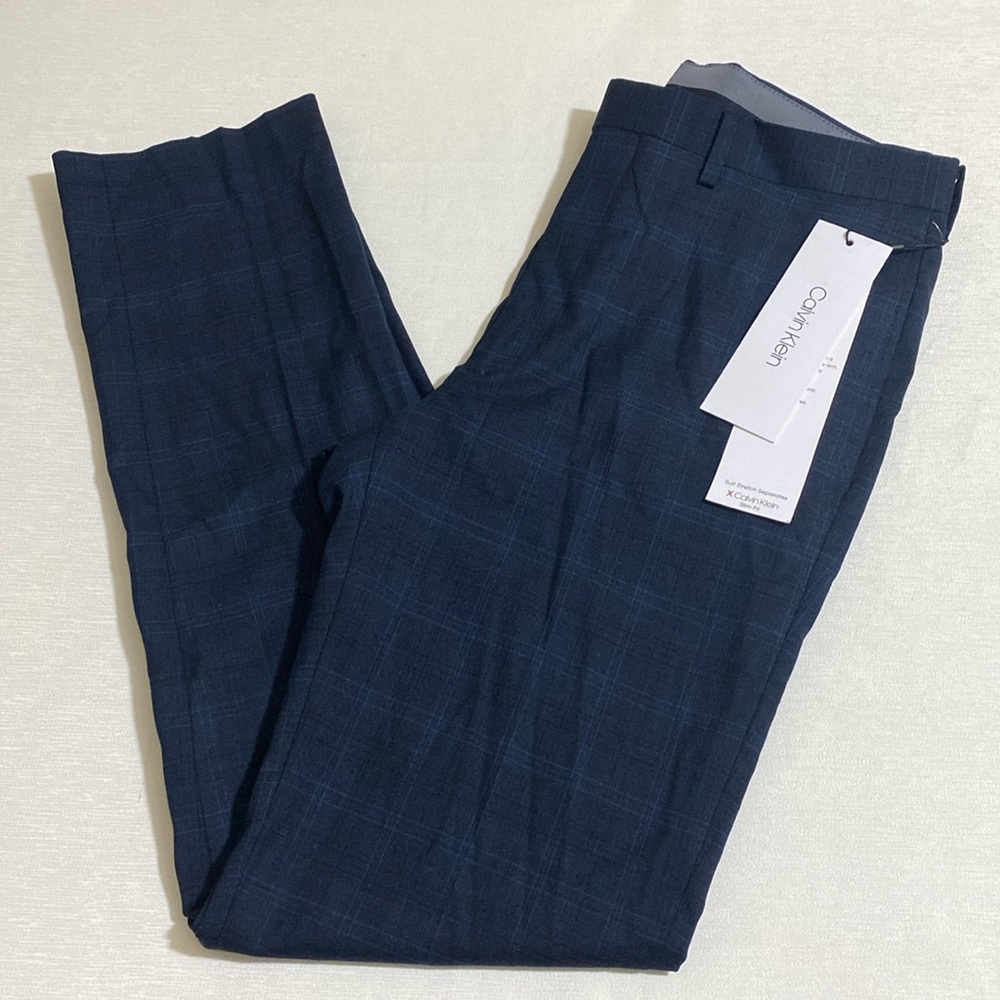 CALVIN KLEIN Men's Checkered Dress Pants